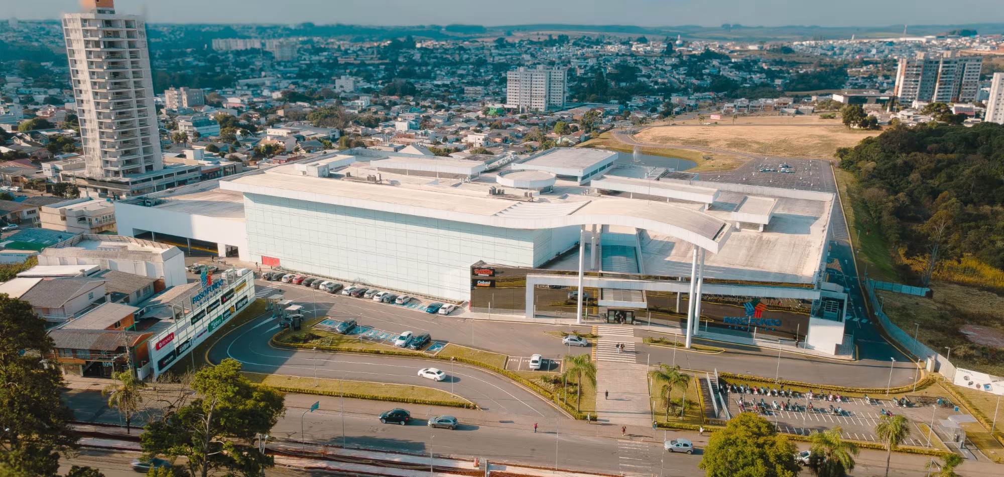 Banner no Passo Fundo Shopping